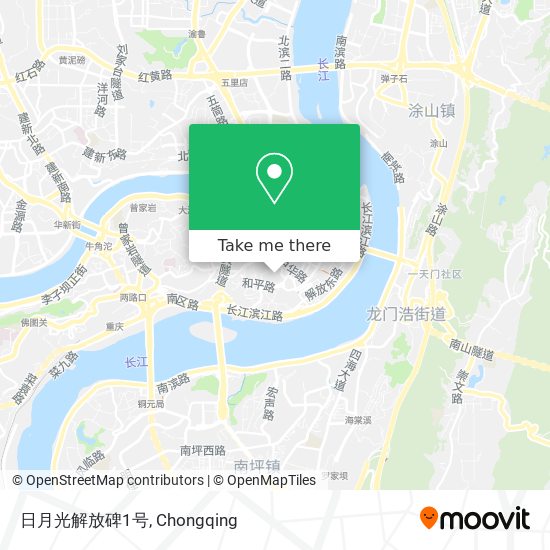 日月光解放碑1号 map
