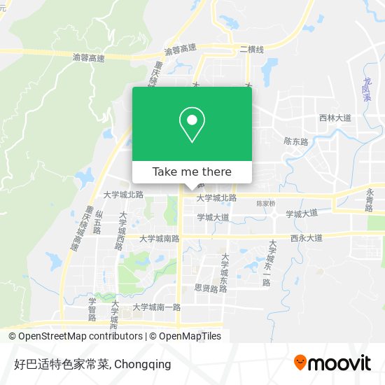 好巴适特色家常菜 map