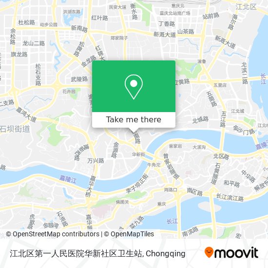 江北区第一人民医院华新社区卫生站 map