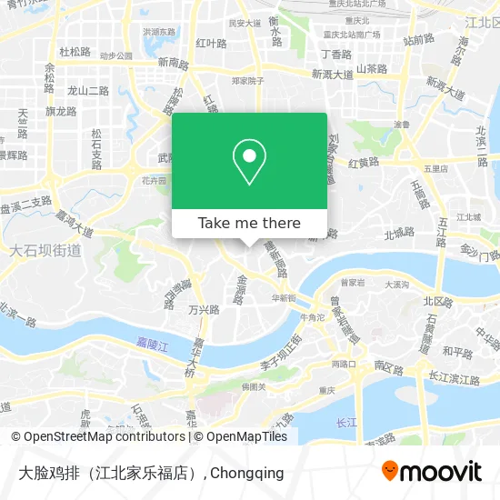大脸鸡排（江北家乐福店） map