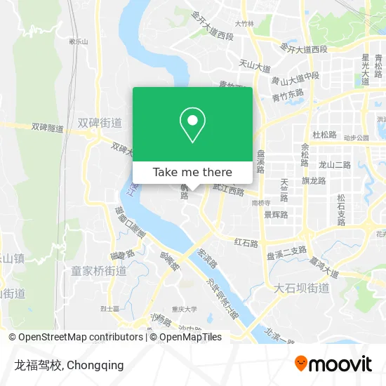 龙福驾校 map