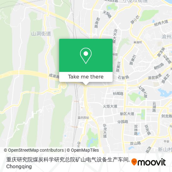 重庆研究院煤炭科学研究总院矿山电气设备生产车间 map