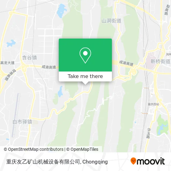 重庆友乙矿山机械设备有限公司 map