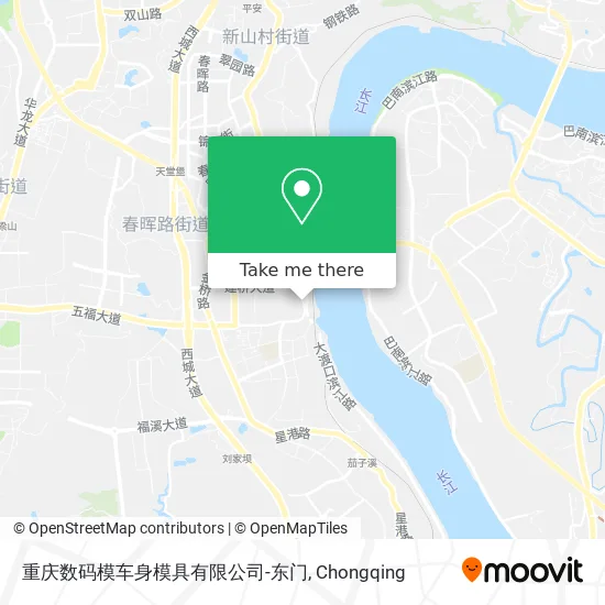 重庆数码模车身模具有限公司-东门 map
