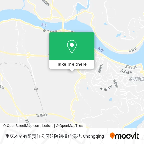 重庆木材有限责任公司涪陵钢模租赁站 map