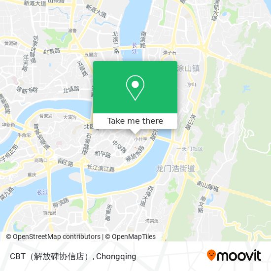 CBT（解放碑协信店） map