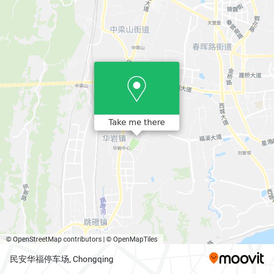 民安华福停车场 map