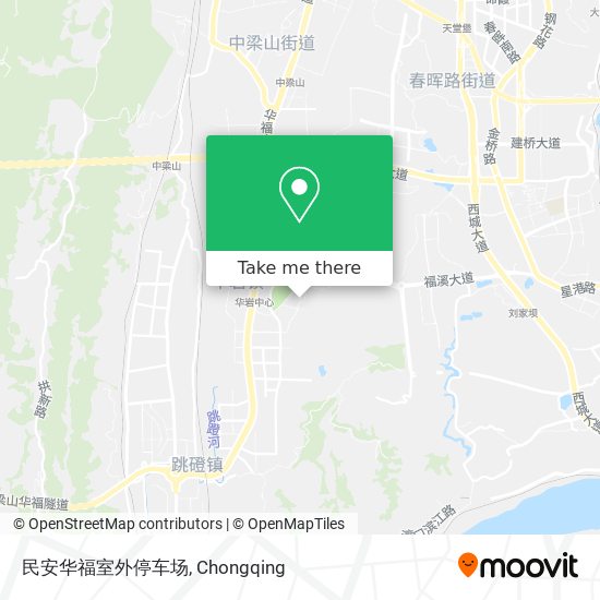 民安华福室外停车场 map