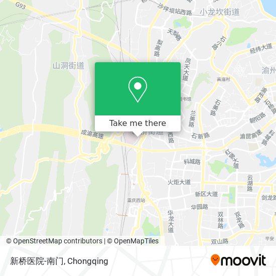 新桥医院-南门 map