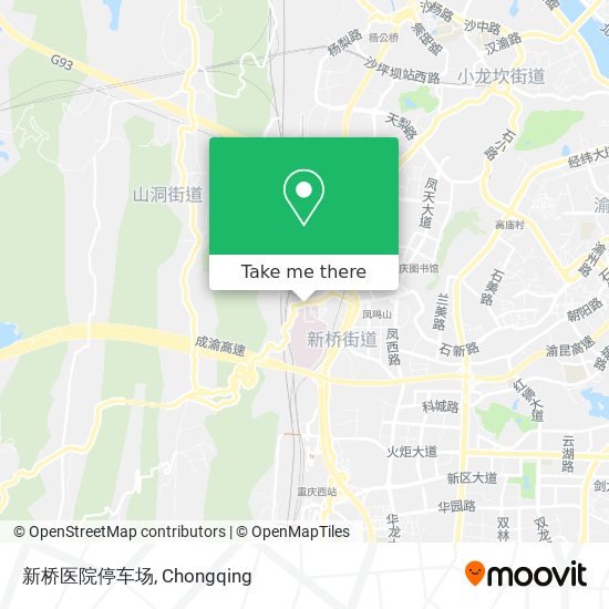 新桥医院停车场 map