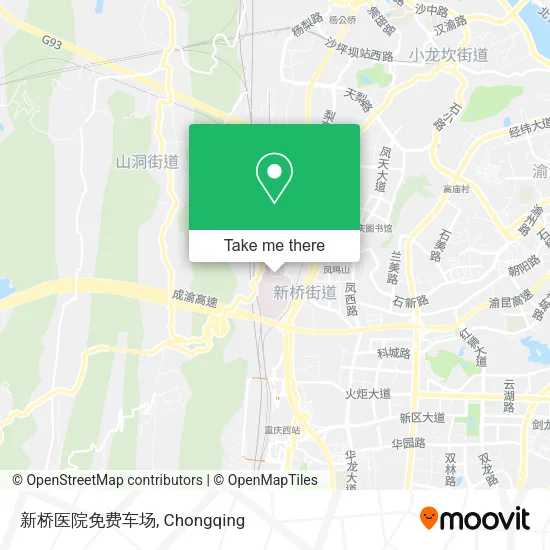新桥医院免费车场 map