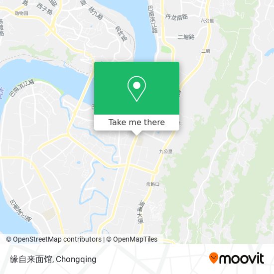 缘自来面馆 map