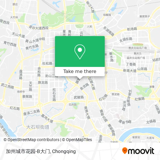 加州城市花园-B大门 map