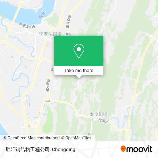 胜轩钢结构工程公司 map