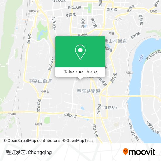 程虹发艺 map