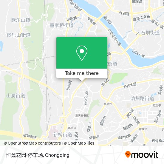 恒鑫花园-停车场 map