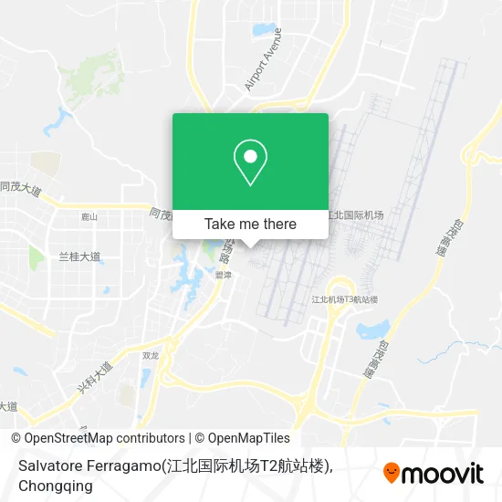 Salvatore Ferragamo(江北国际机场T2航站楼) map