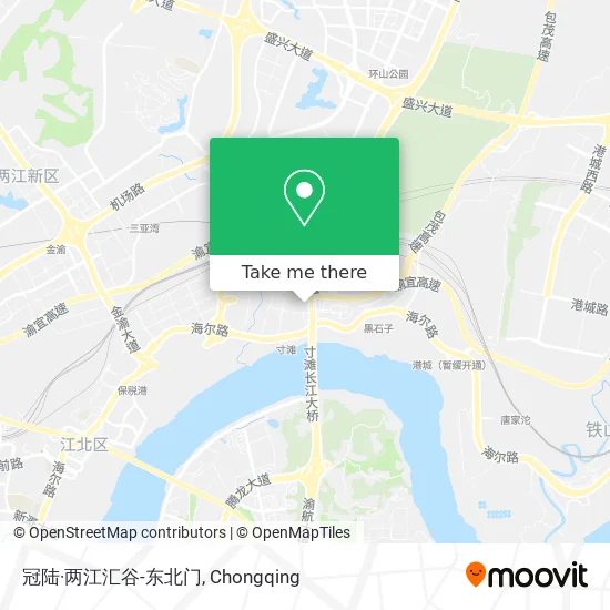 冠陆·两江汇谷-东北门 map