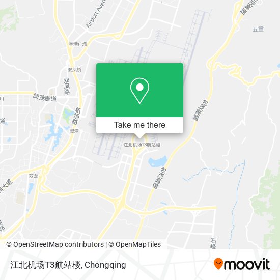 江北机场T3航站楼 map