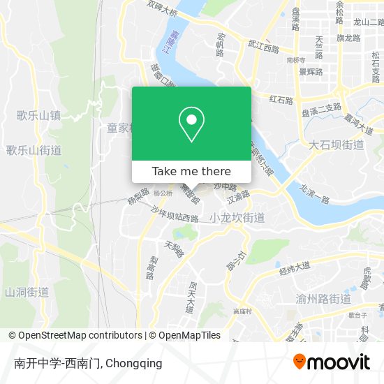 南开中学-西南门 map