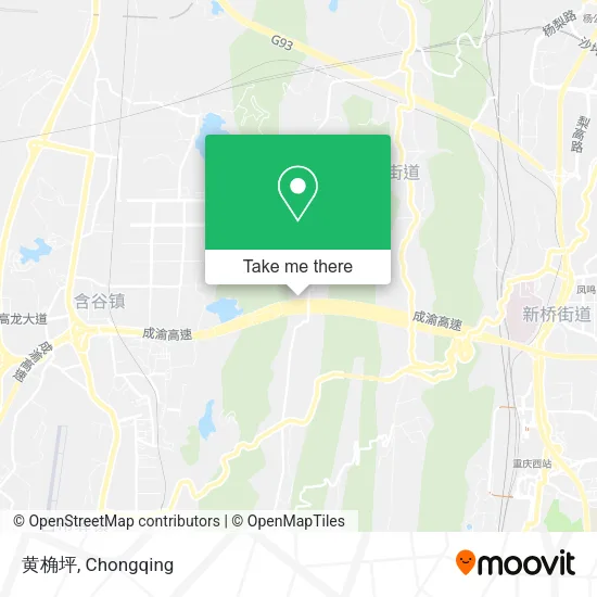 黄桷坪 map