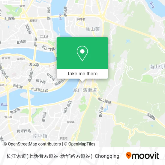 长江索道(上新街索道站-新华路索道站) map