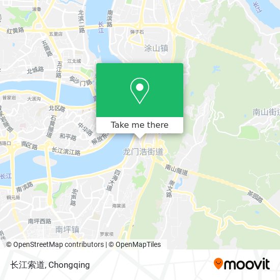 长江索道 map
