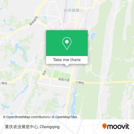 重庆农业展览中心 map