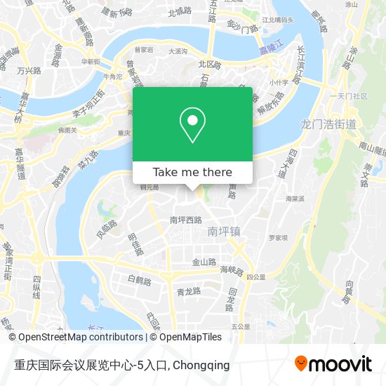 重庆国际会议展览中心-5入口 map
