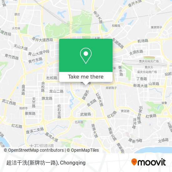 超洁干洗(新牌坊一路) map