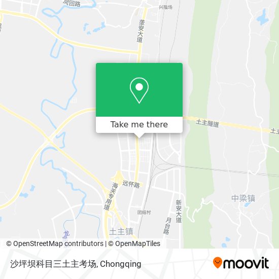 沙坪坝科目三土主考场 map