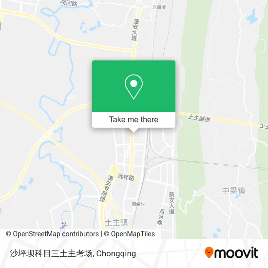 沙坪坝科目三土主考场 map