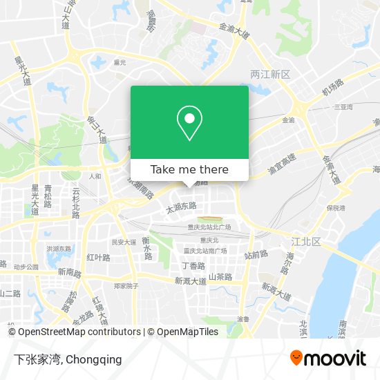 下张家湾 map