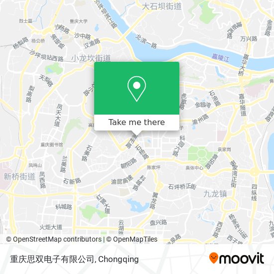 重庆思双电子有限公司 map