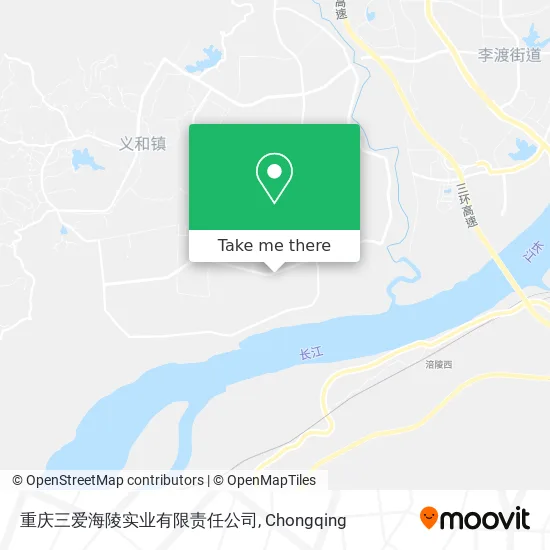 重庆三爱海陵实业有限责任公司 map