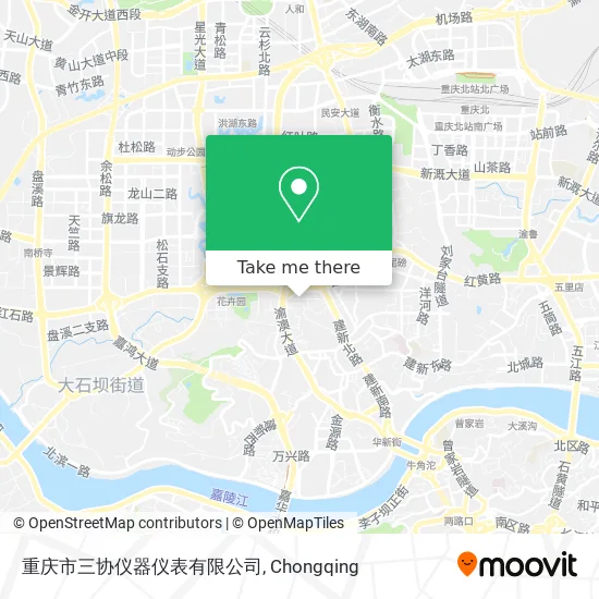 重庆市三协仪器仪表有限公司 map