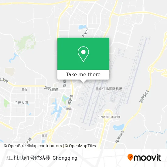 江北机场1号航站楼 map
