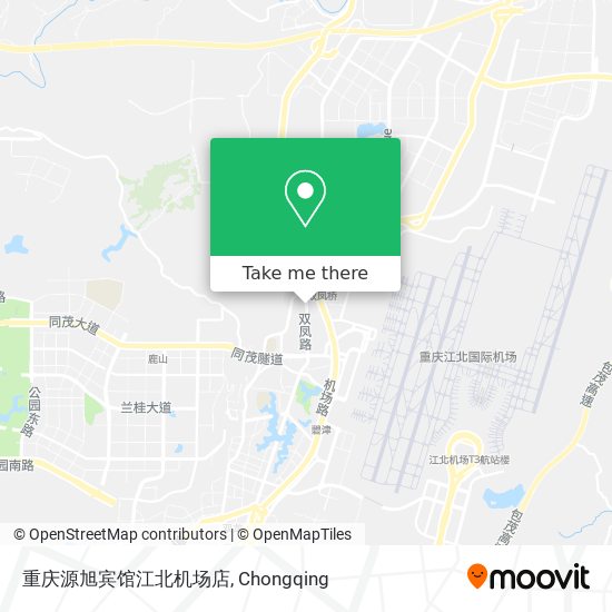 重庆源旭宾馆江北机场店 map
