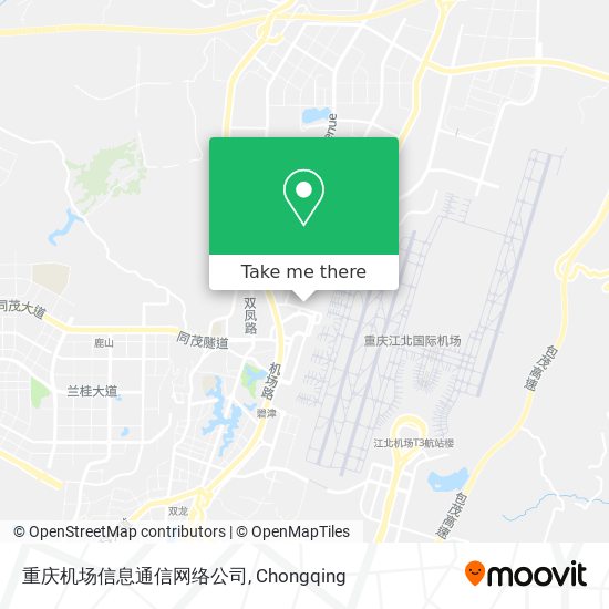 重庆机场信息通信网络公司 map