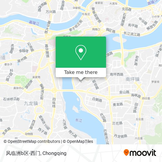 风临洲b区-西门 map
