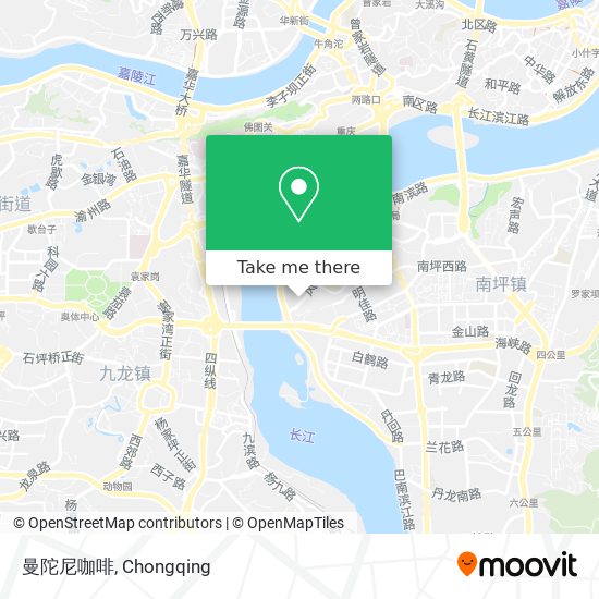 曼陀尼咖啡 map