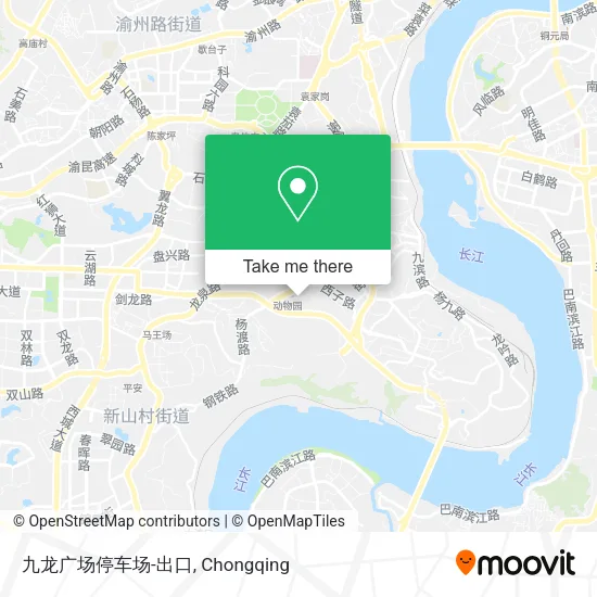 九龙广场停车场-出口 map