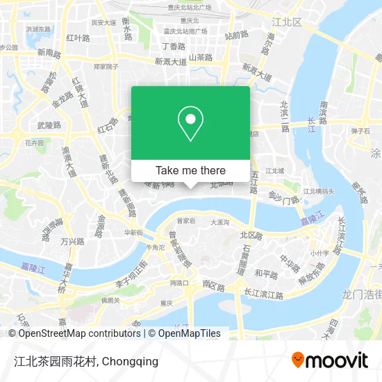江北茶园雨花村 map