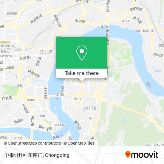 国际社区-东南门 map