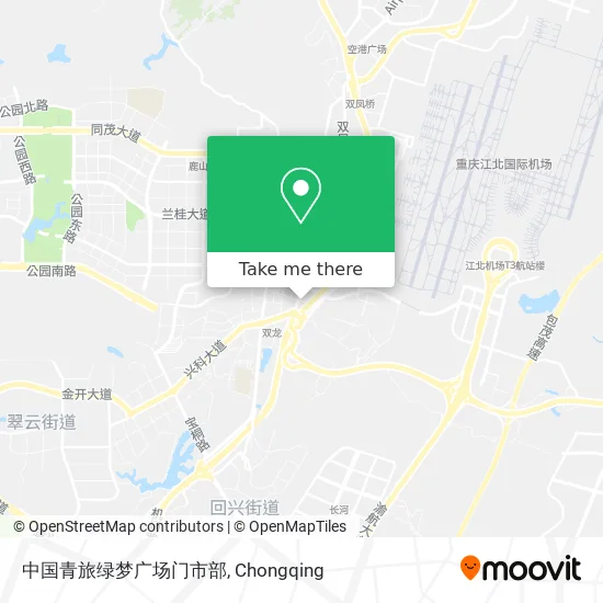 中国青旅绿梦广场门市部 map