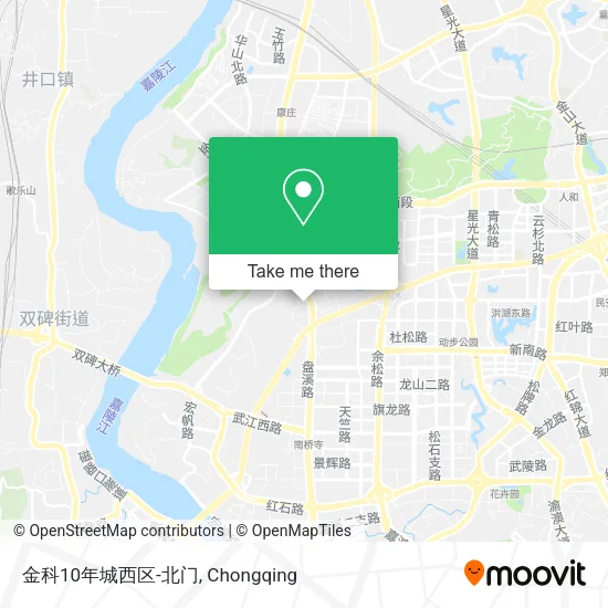 金科10年城西区-北门 map