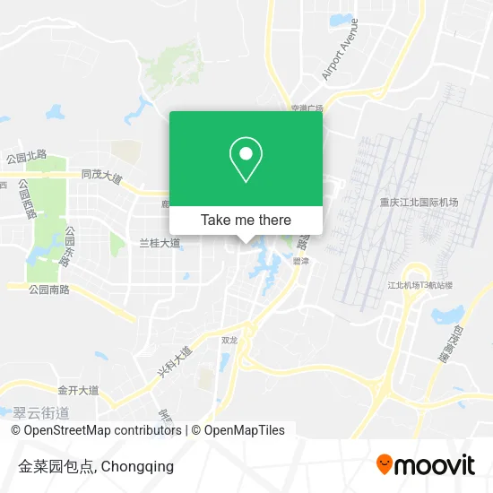 金菜园包点 map