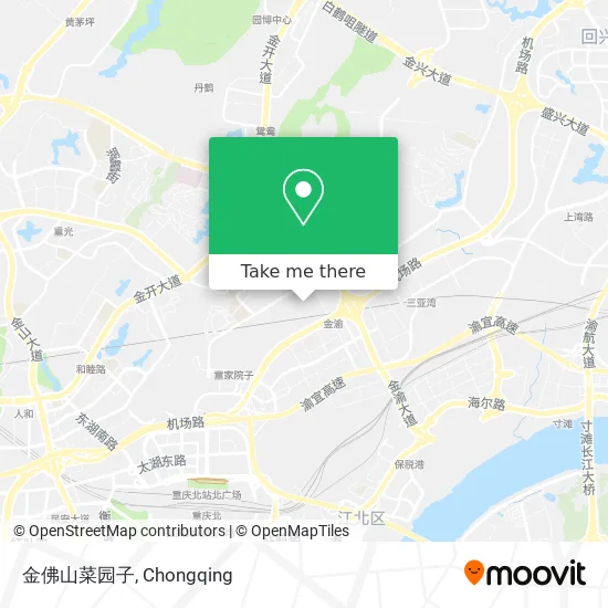 金佛山菜园子 map