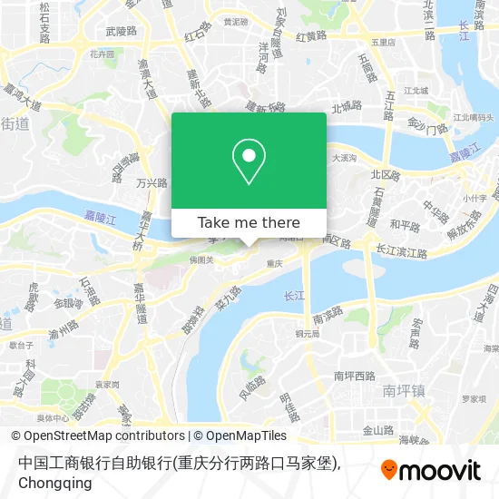 中国工商银行自助银行(重庆分行两路口马家堡) map