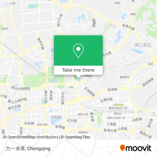 六一水库 map